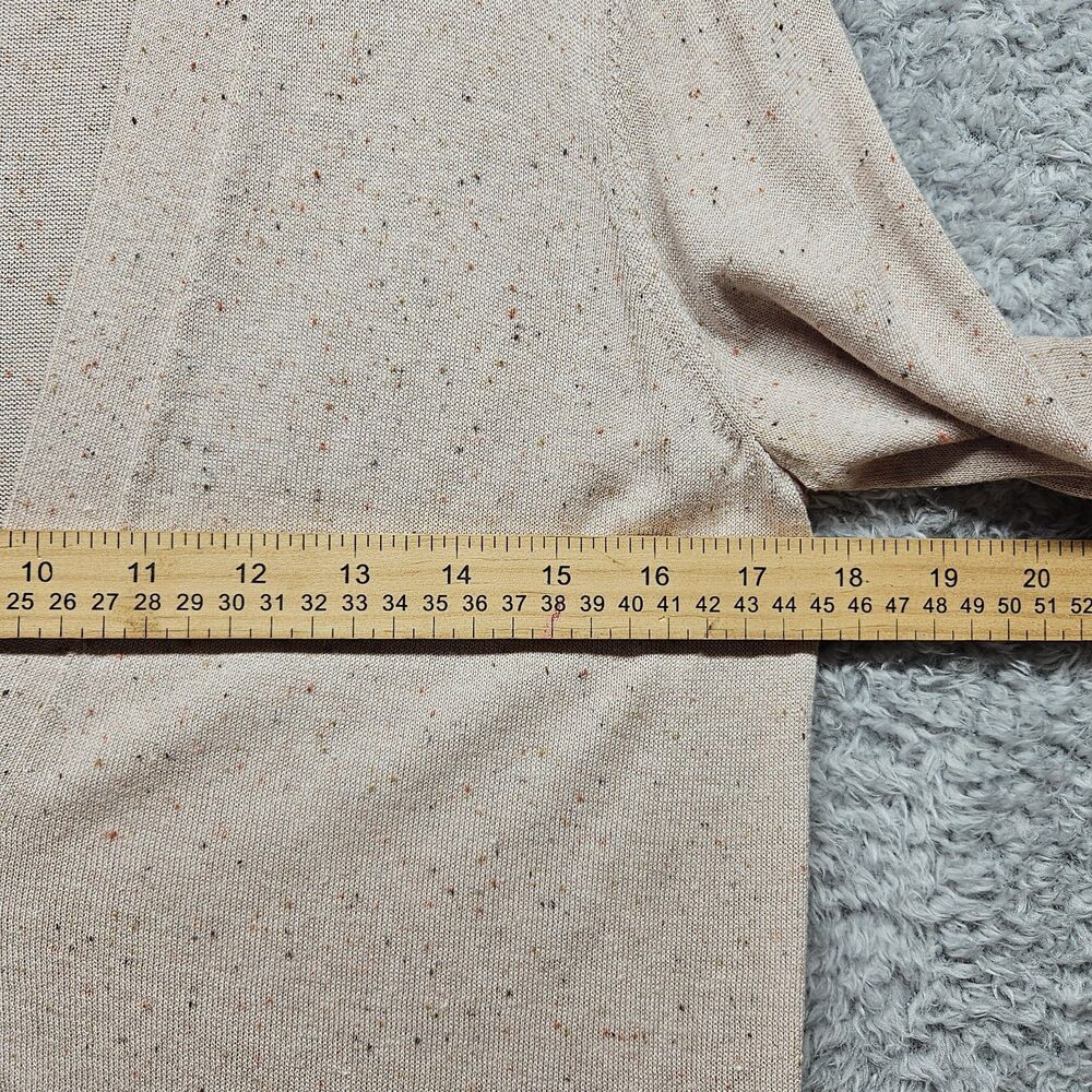 Loft Beige Tunic Cardigan Sweater Womens Size Small Buttons Lightweight Preppy - Picture 6 of 10